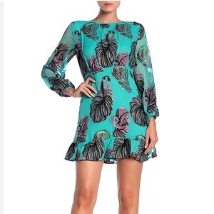 Cynthia Rowley Metallic fish dress size 4